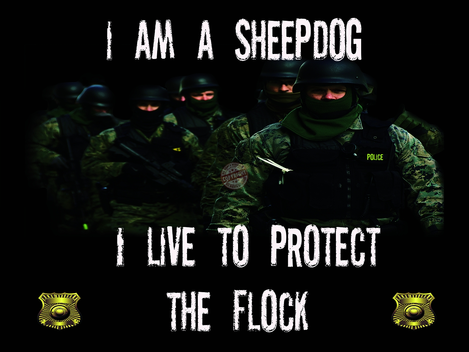 Sheepdog Police Wallpaper - Soldier - HD Wallpaper 