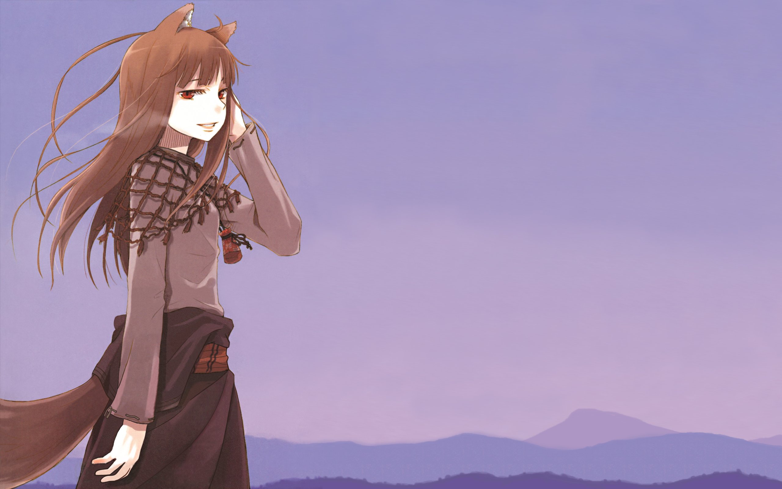 Holo Background Spice And Wolf - HD Wallpaper 