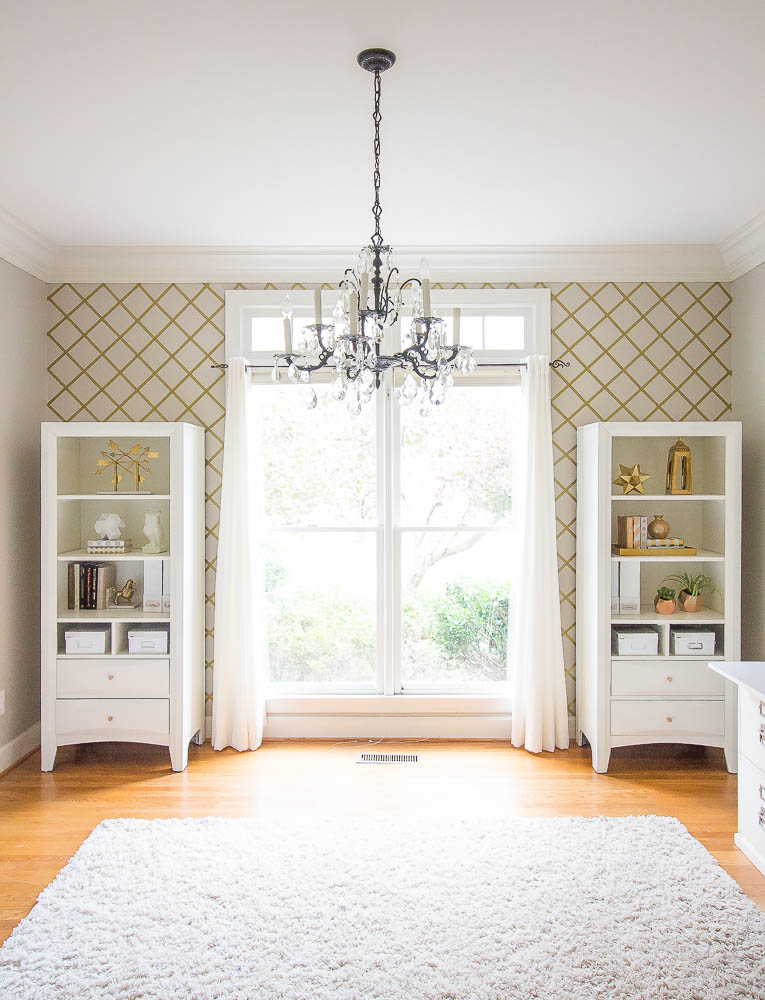 Diy Wallpaper With Tape - Window Treatment - HD Wallpaper 