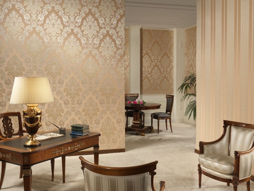 Wallpaper Design To Make Living Room Beautiful - Beautiful Wallpaper For Living Room - HD Wallpaper 