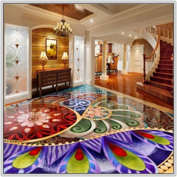 Self Adhesive Wallpaper Homebase 3d Floor Living Room 700x700