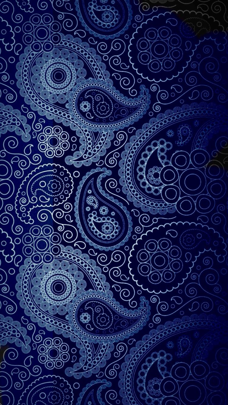 Dark Paisley Iphone - HD Wallpaper 