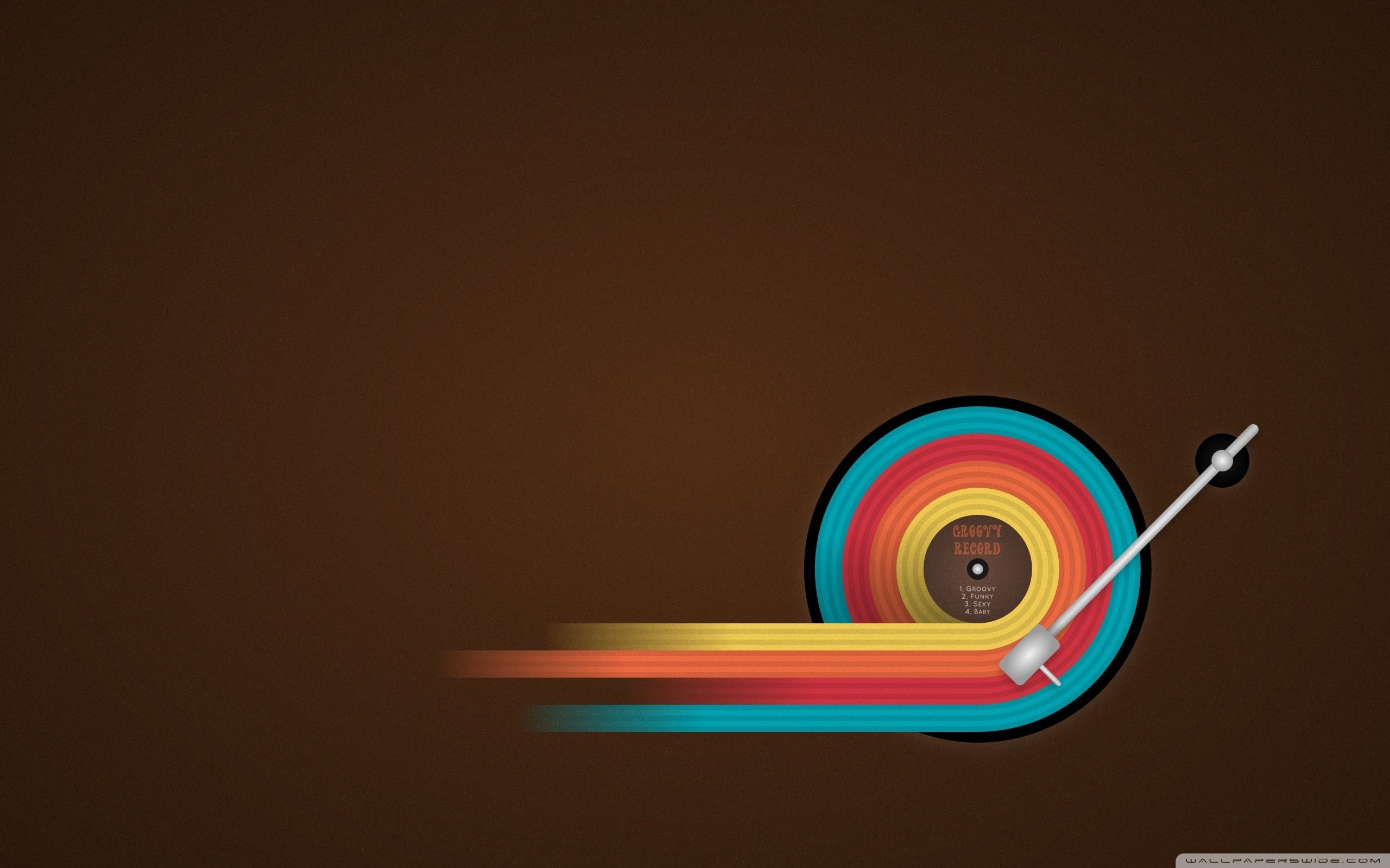 0 Free Record Wallpaper Desktop Groovy Record Ã¢ Â¤ - Groovy Vinyl Record - HD Wallpaper 