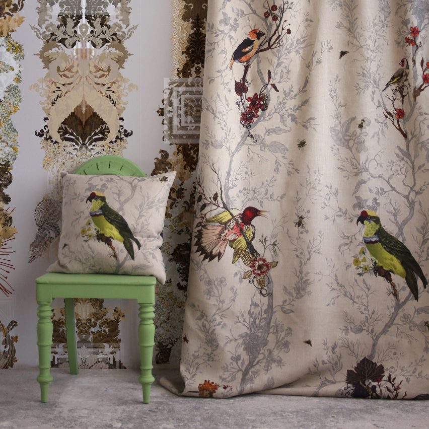 Timorous Beasties - Linen - HD Wallpaper 