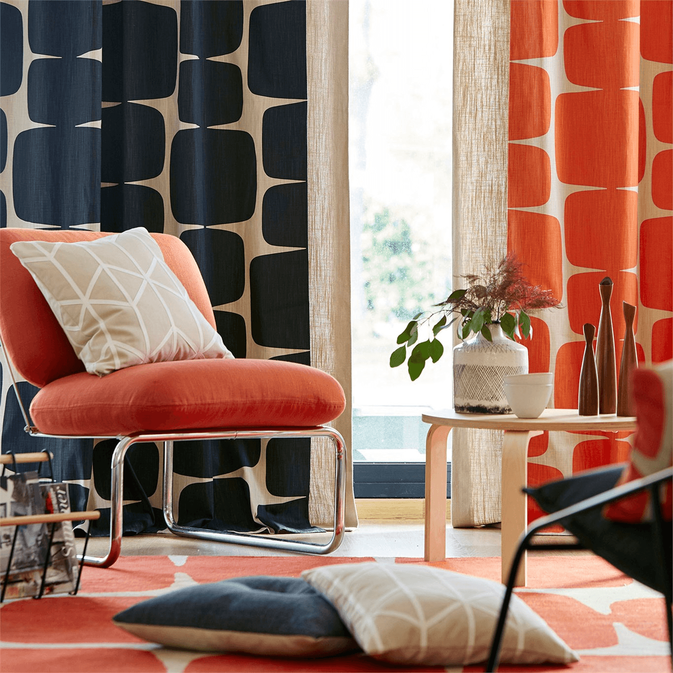 Scion Curtain Fabric Lohko - HD Wallpaper 