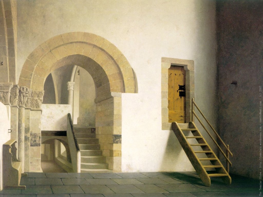 Burchtkerk Op Valeria In Sion - Arch - HD Wallpaper 