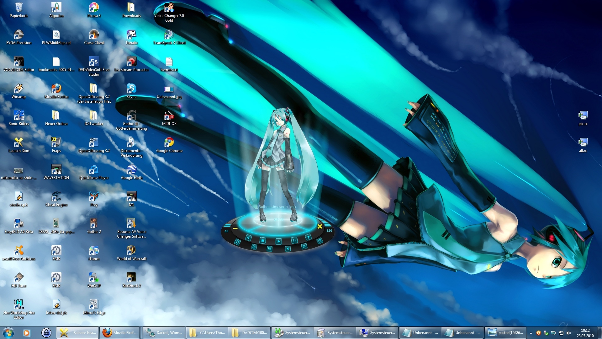 Hatsune Miku Neko - HD Wallpaper 