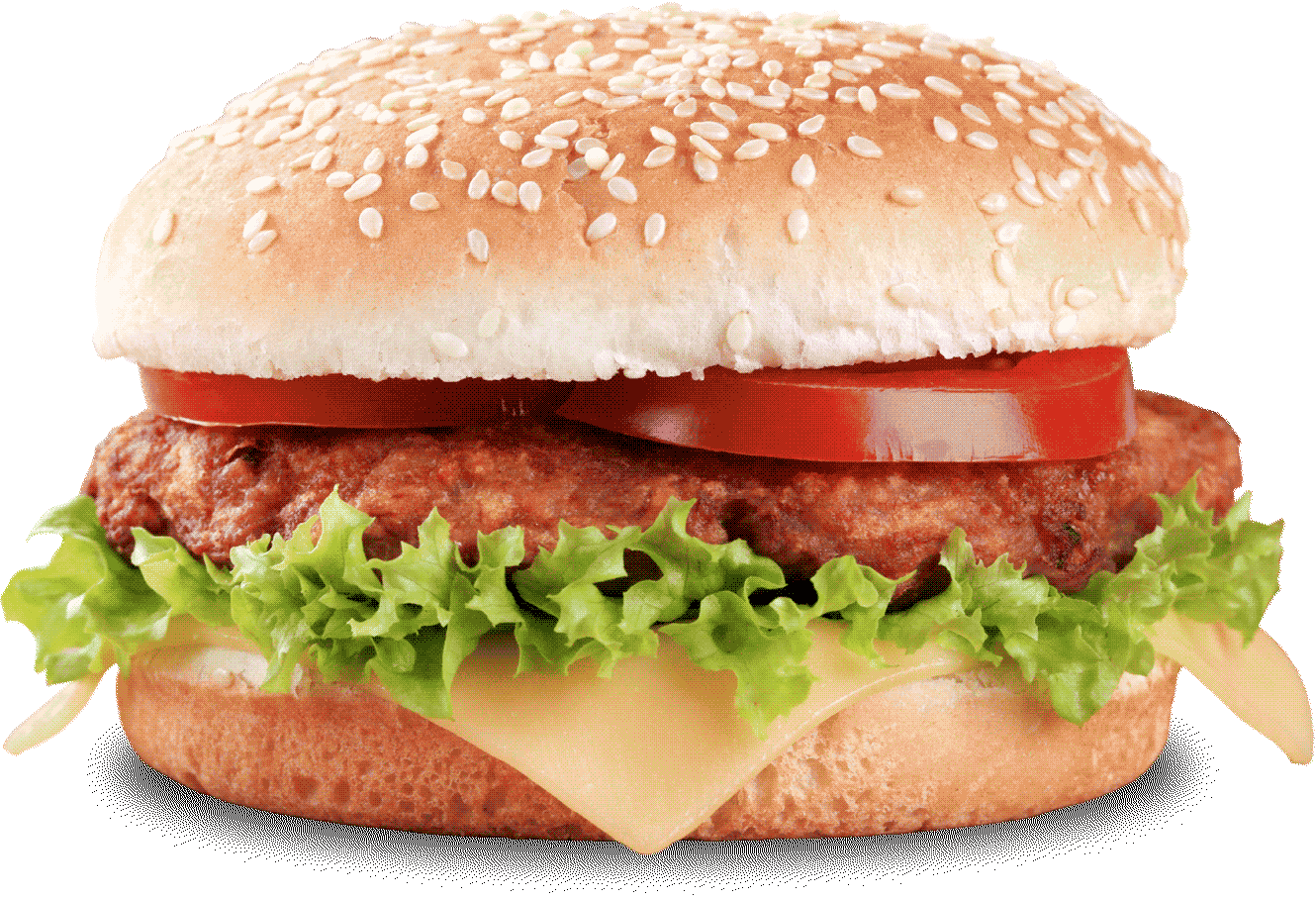 Hamburger, Burger Png Image Mac Burger - Burger Png - HD Wallpaper 