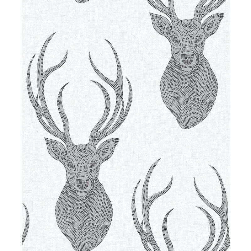 Stag Head Wall Paper - HD Wallpaper 