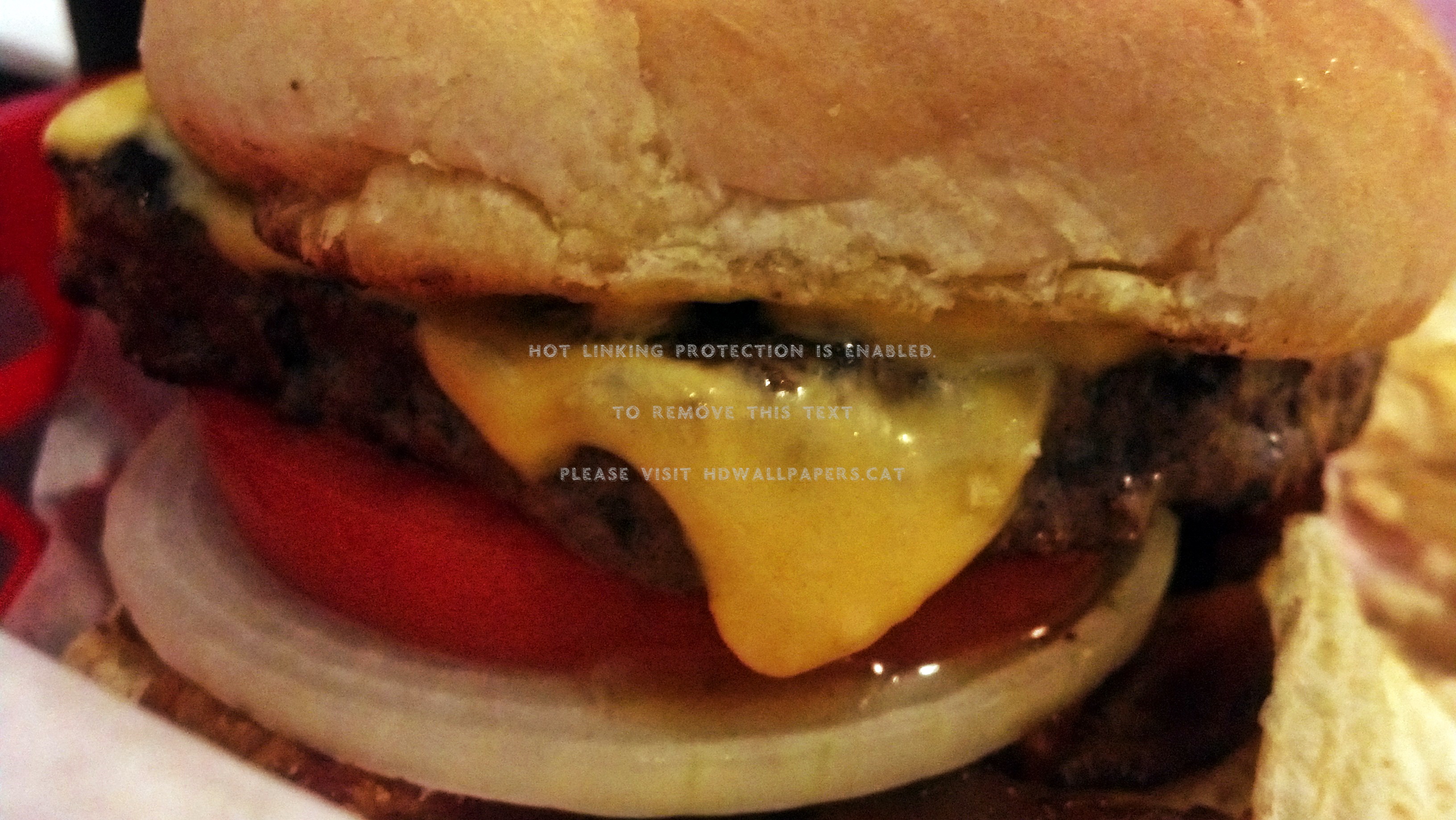 Bacon Cheeseburg Burger Cheeseburger - Fast Food - HD Wallpaper 
