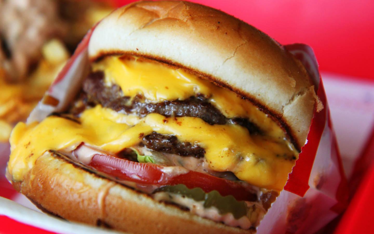 N Out Juicy Burgers - HD Wallpaper 