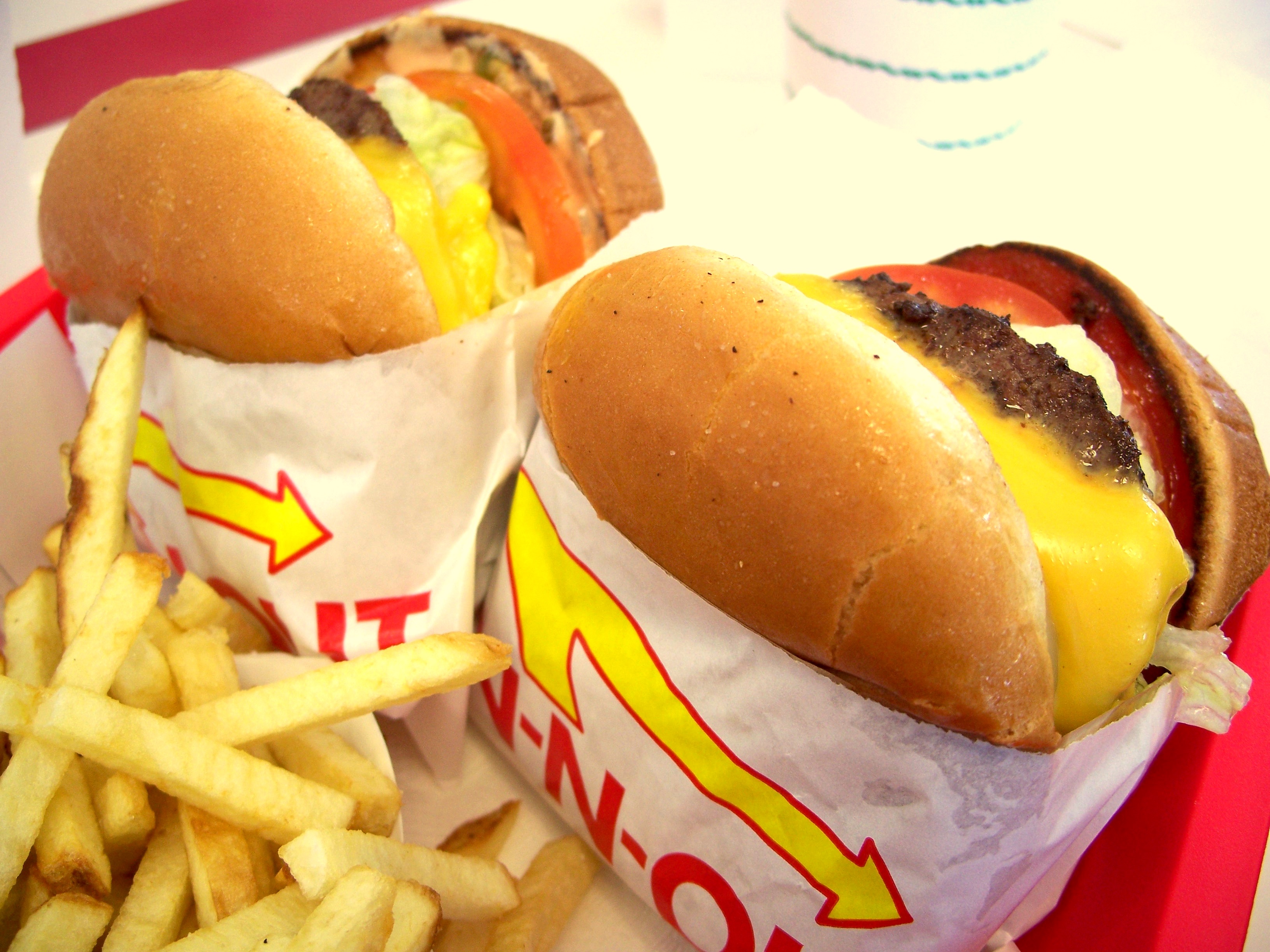 N Out Cheeseburger - HD Wallpaper 