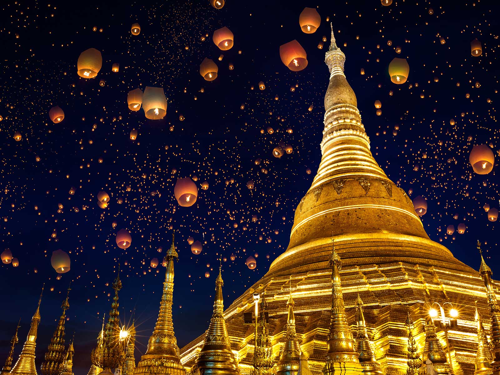 Yangon New Years Eve - HD Wallpaper 