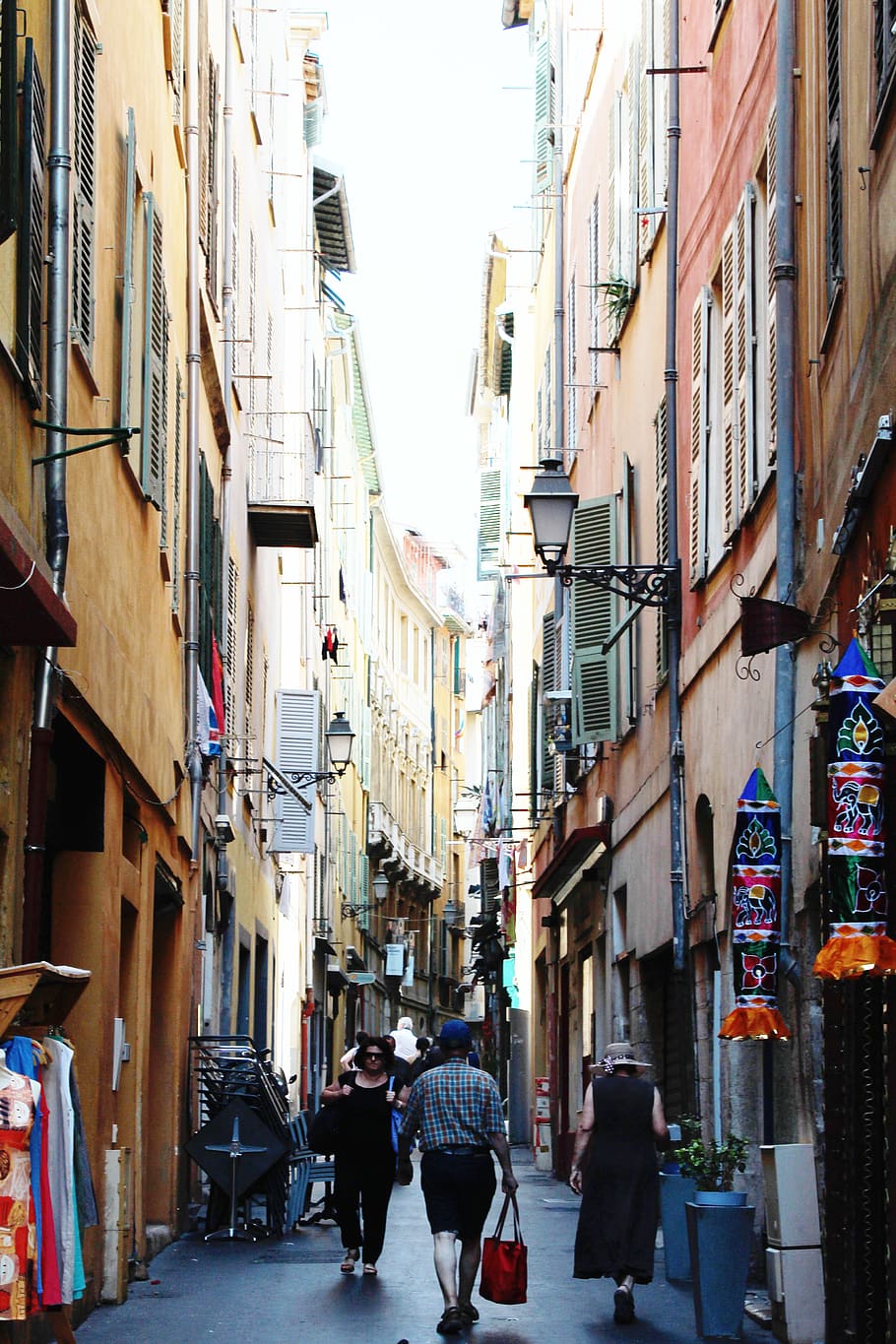 France, Nice, Ruas, Street Style, Architeture, Arquitetura, - HD Wallpaper 