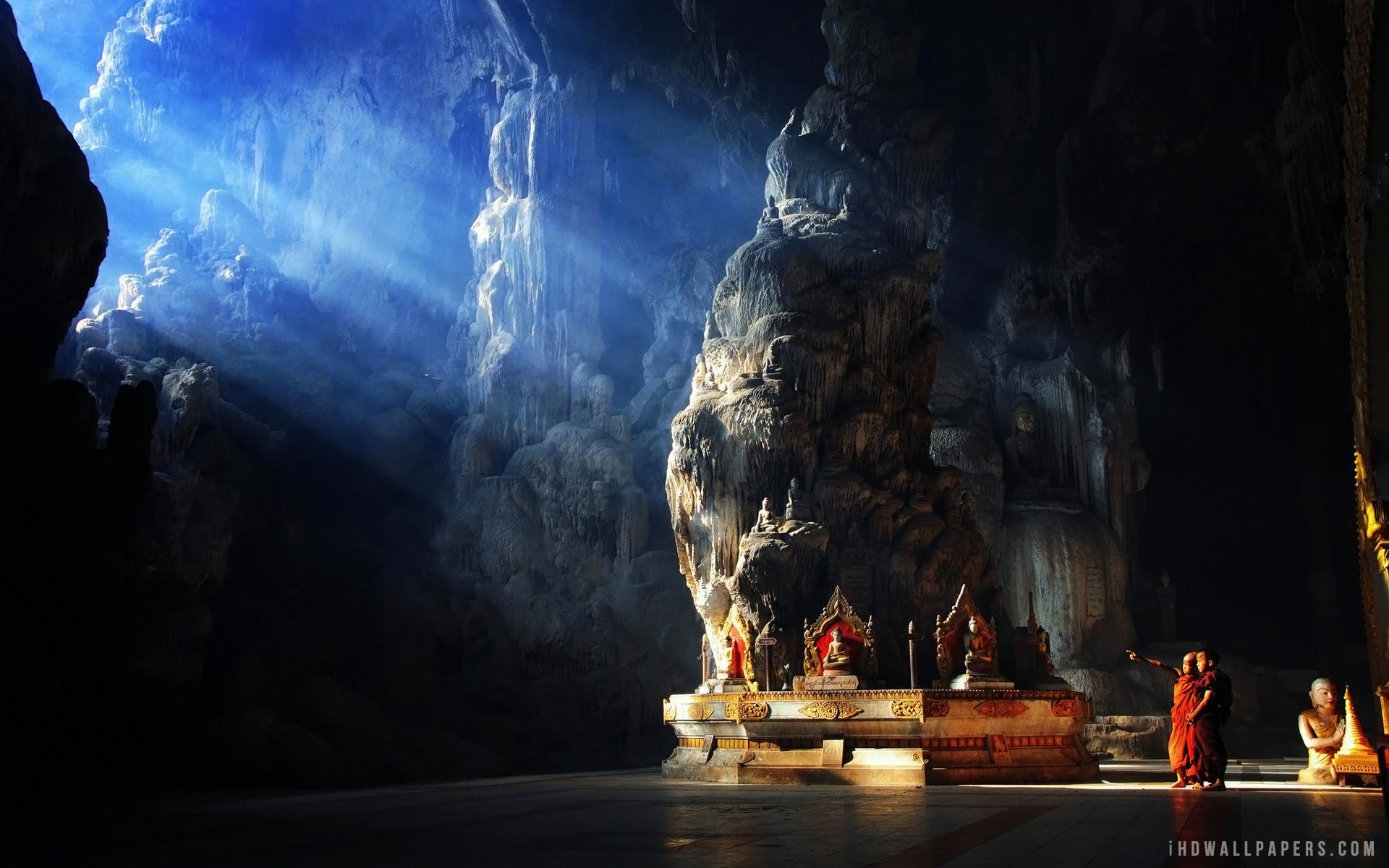 Cave Buddha - HD Wallpaper 