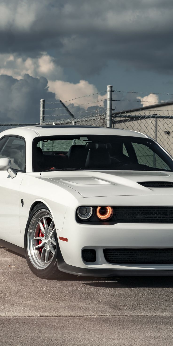 Wondrous, White, Wallpaper, Muscle, Hellcat, Dodge, - Dodge Hellcat - HD Wallpaper 