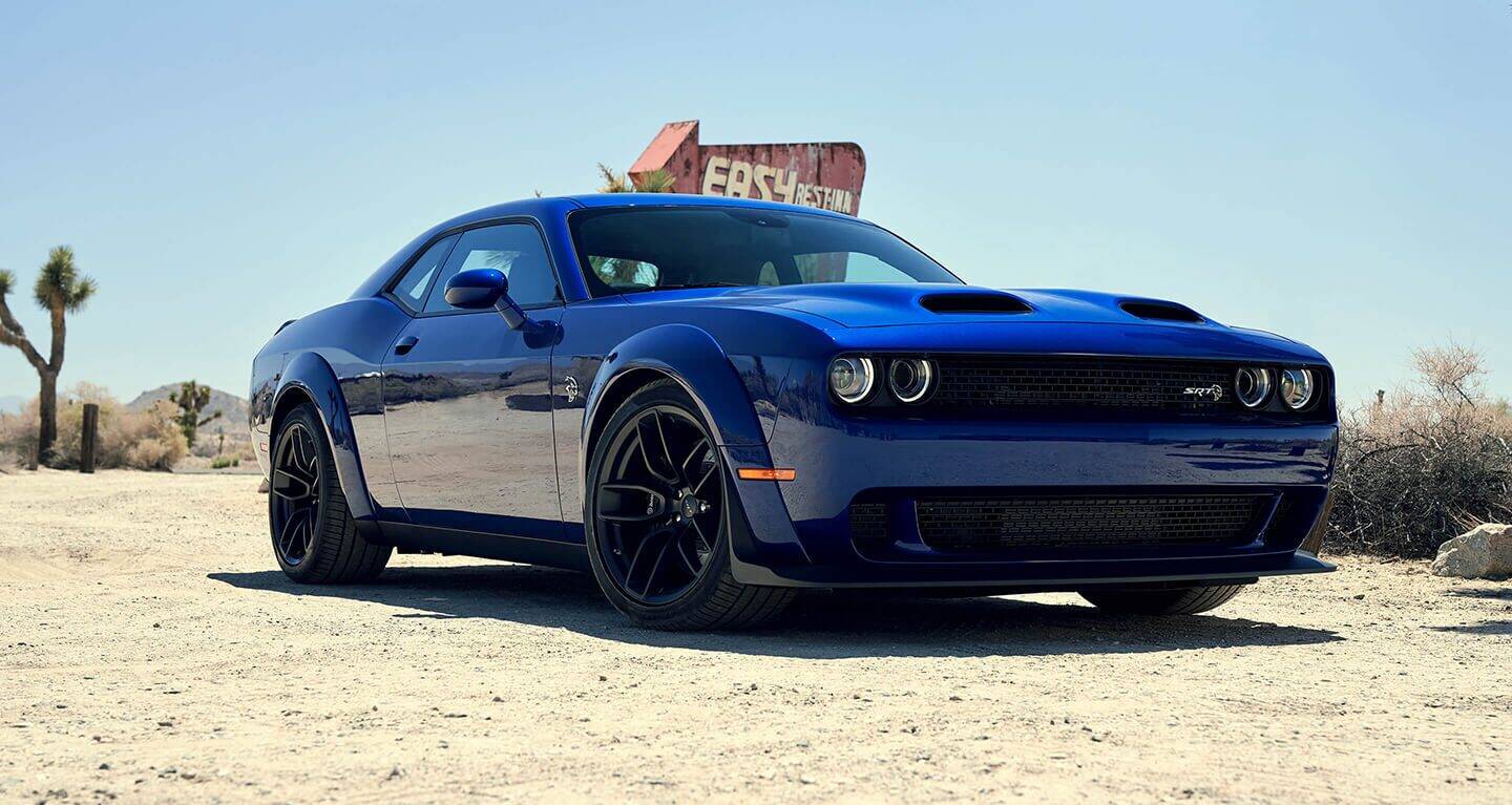 2019 Challenger Gallery Srt Hellcat 2 - 2019 Dodge Challenger Blue - HD Wallpaper 
