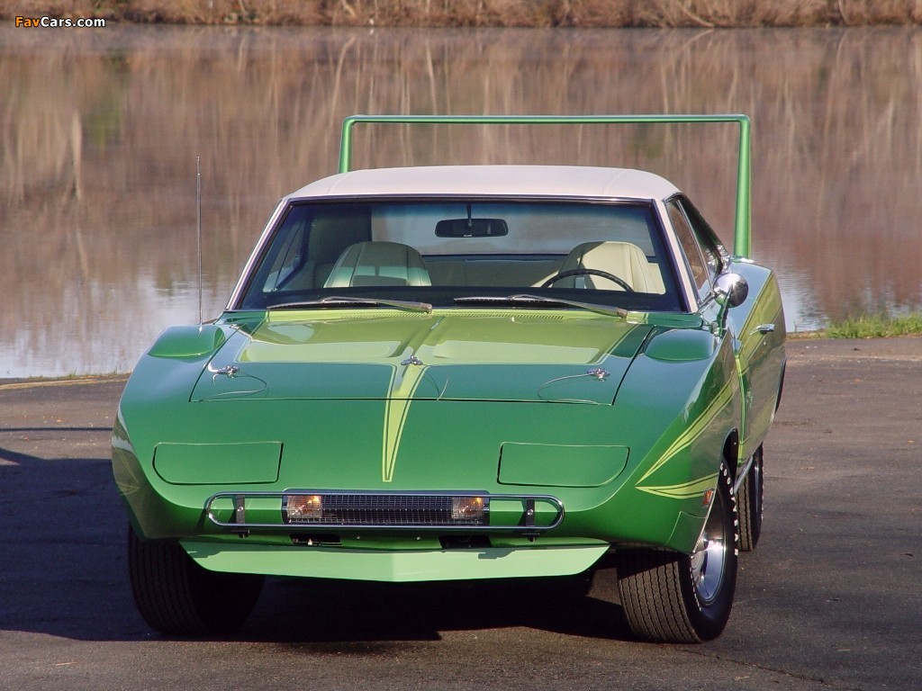 Dodge Charger Daytona 1969 Wallpapers - Dodge Charger Daytona Verde - HD Wallpaper 
