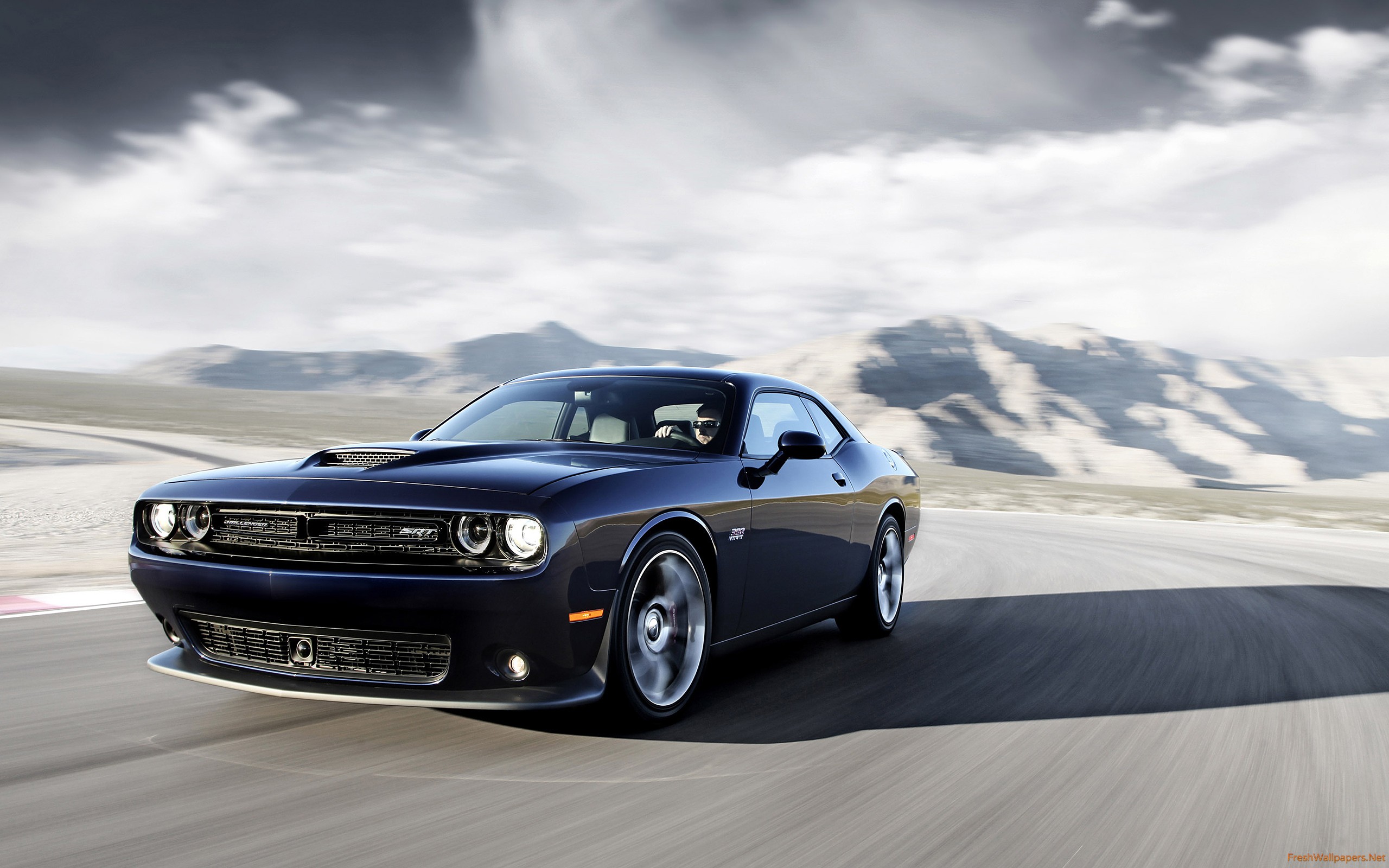 Dodge Challenger Srt Hellcat Negro - HD Wallpaper 