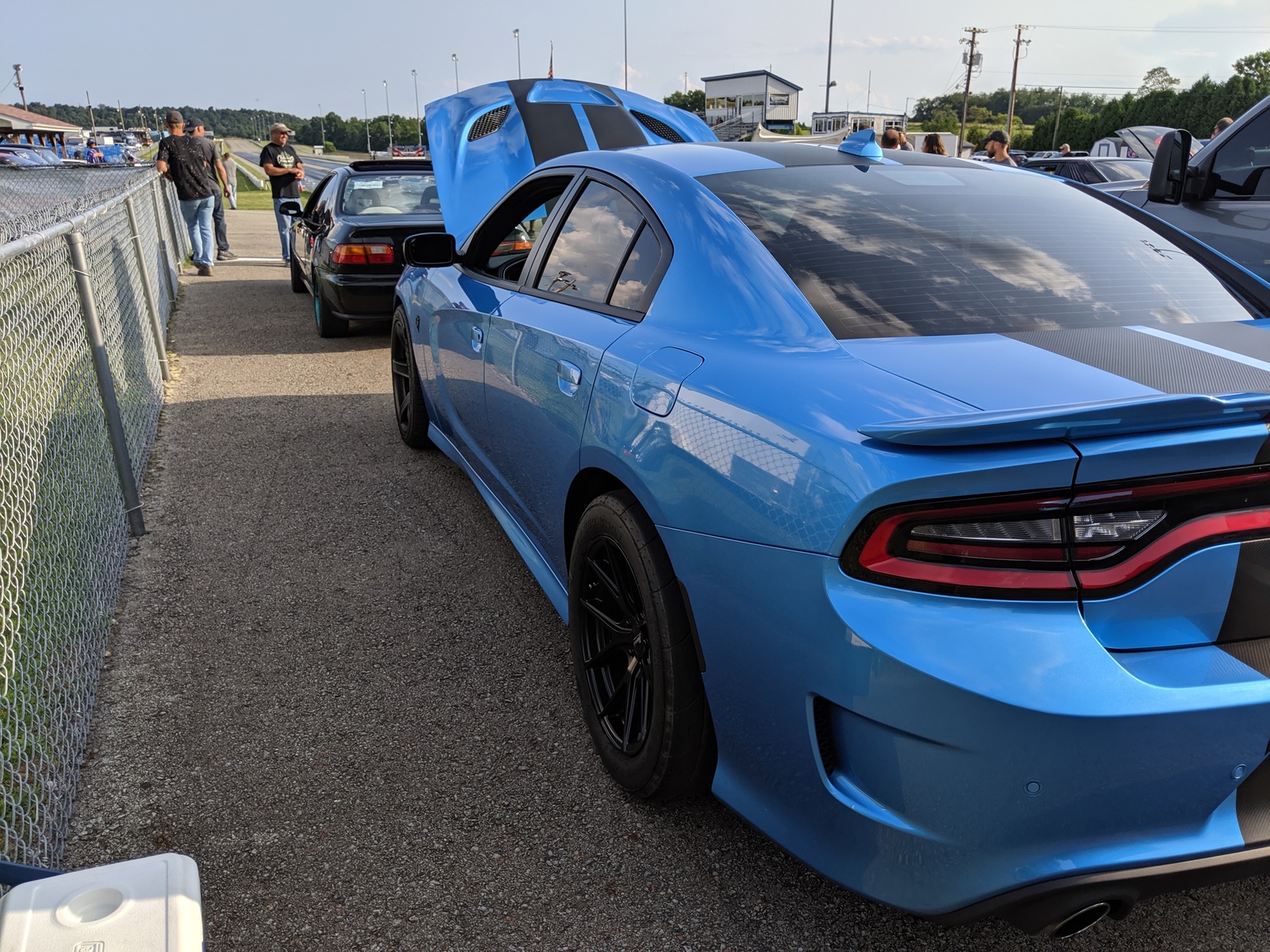 blue dodge charger