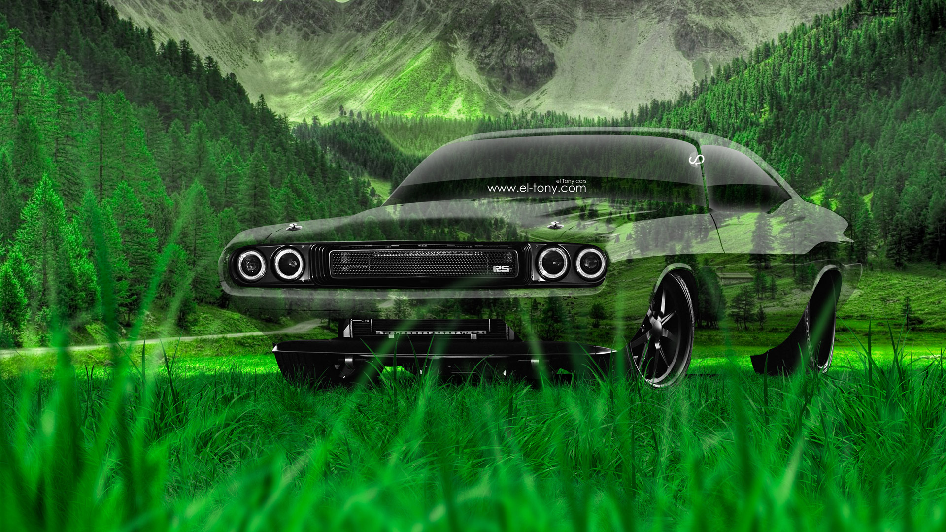 Dodge Challenger Tuning Car - HD Wallpaper 