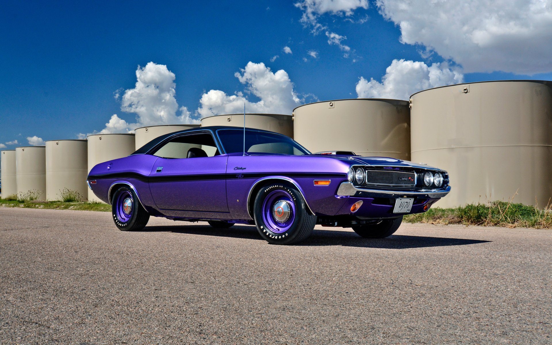 Dodge Challenger Rt 1970 Purple - HD Wallpaper 