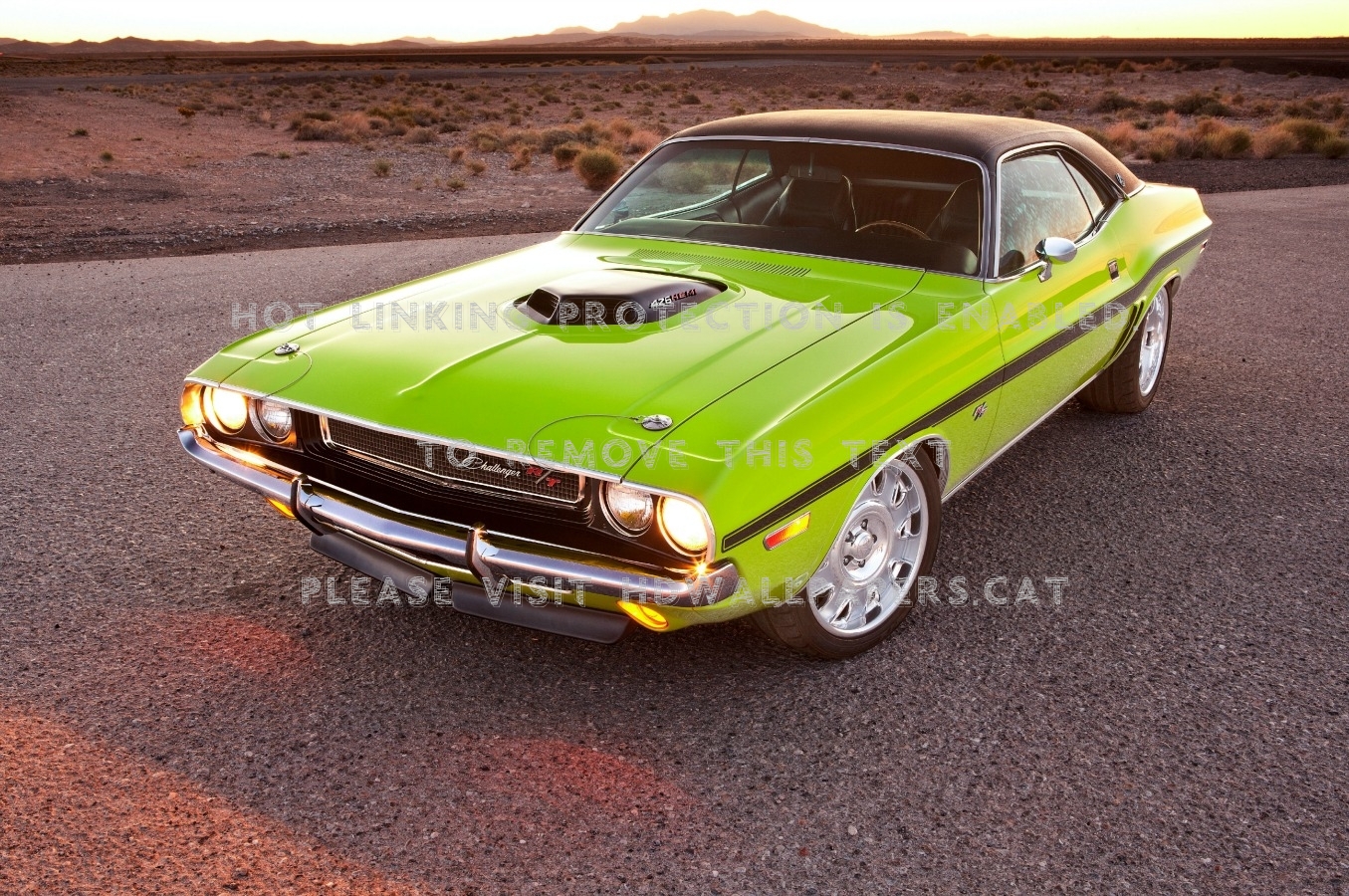 1 000 Hp 1970 Dodge Challenger Mopar Lime - Green 1970 Dodge Challenger Rt - HD Wallpaper 