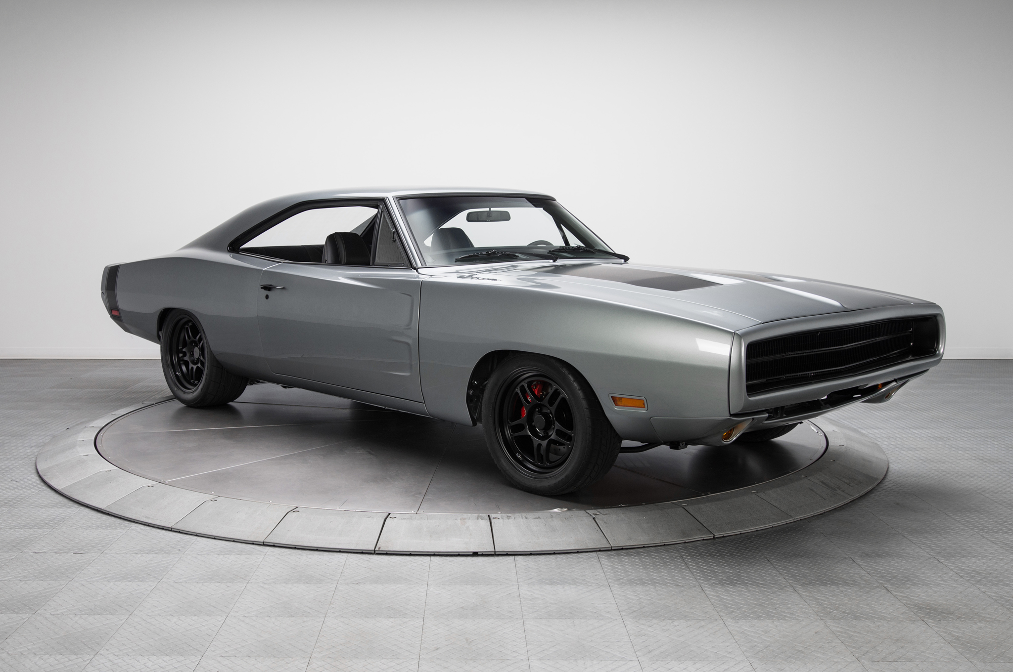 1970 Dodge Charger Grey - HD Wallpaper 