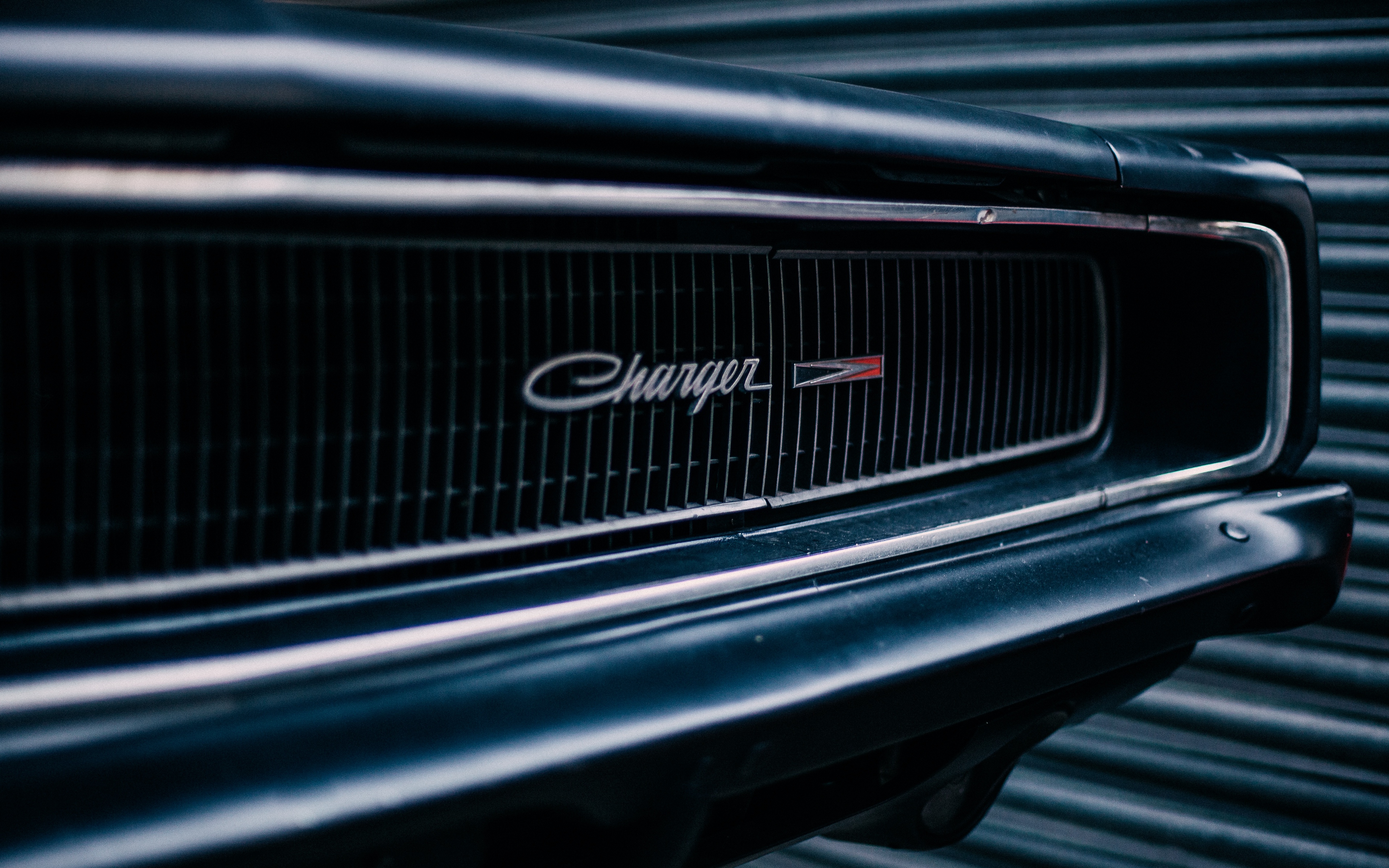 Wallpaper Dodge Charger, Front Bumper, Logo - HD Wallpaper 