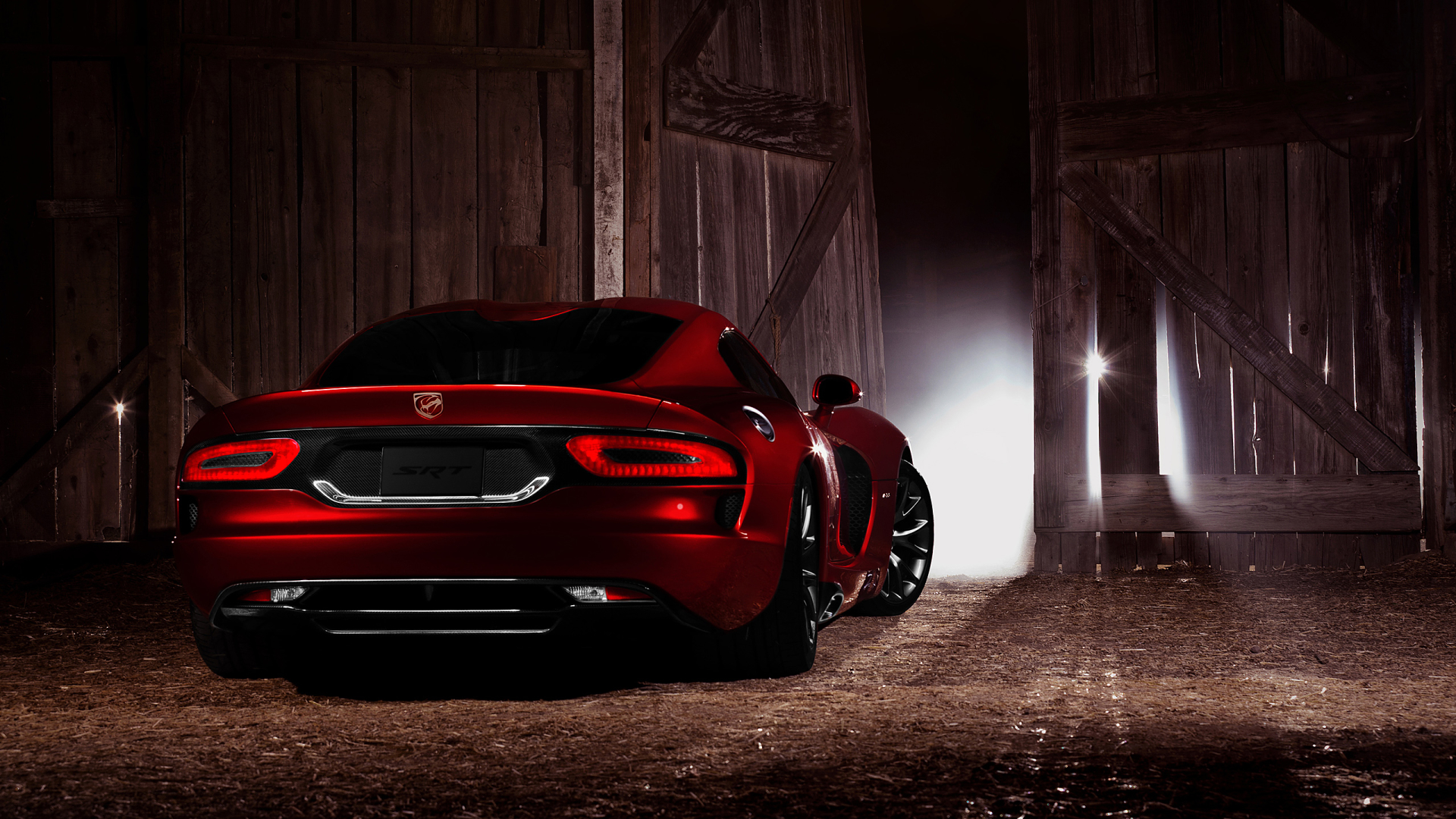 Dodge Viper Srt Red - HD Wallpaper 