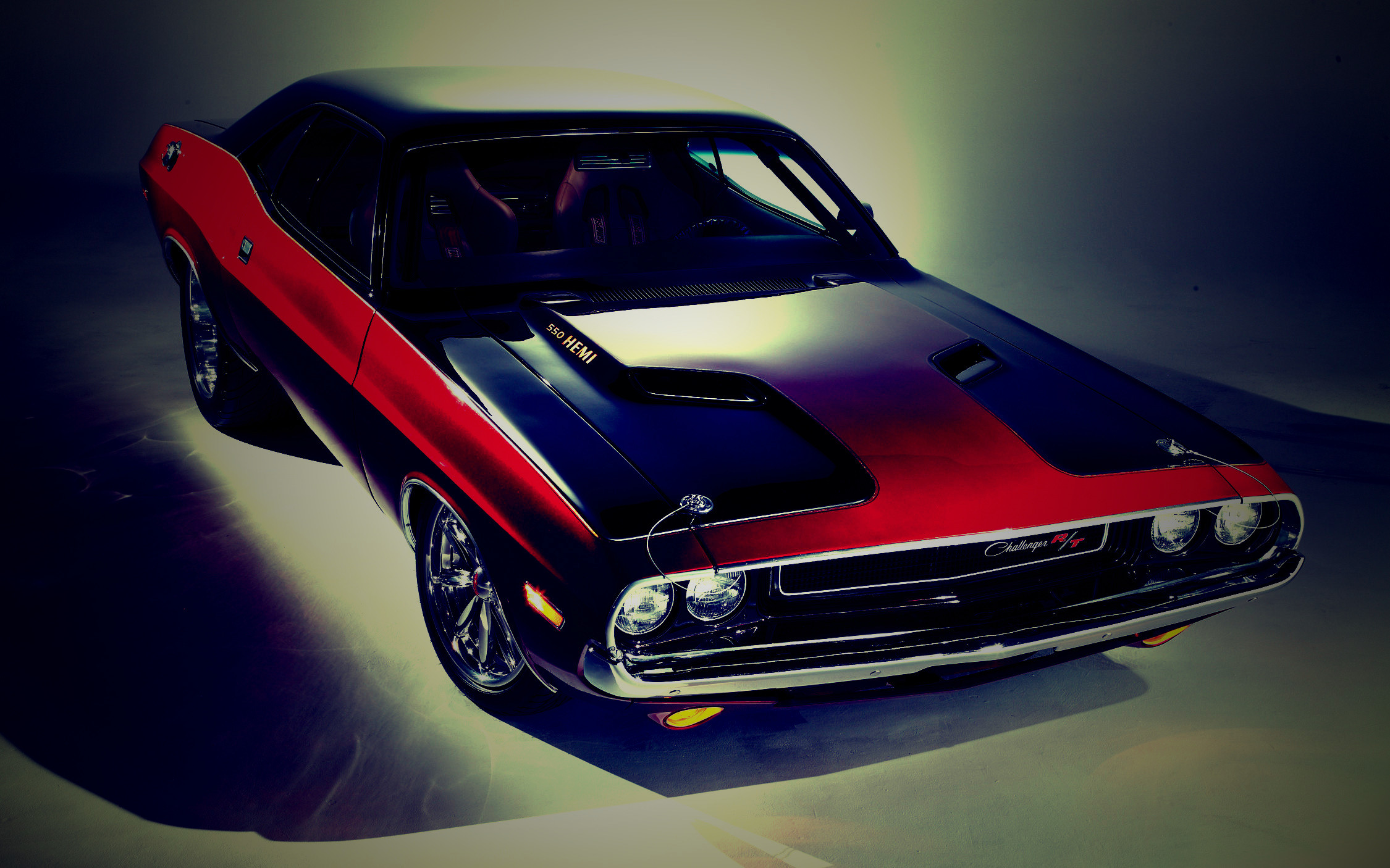 Lomo Hd Wallpaper - Dodge Challenger Purple And Black - HD Wallpaper 