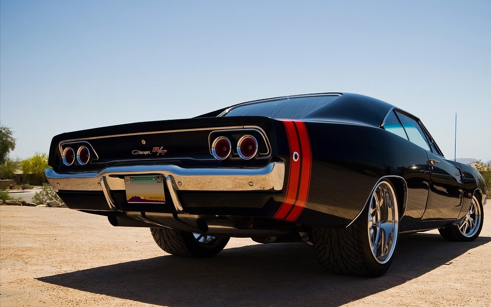 Black And Red Dodge Charger - HD Wallpaper 
