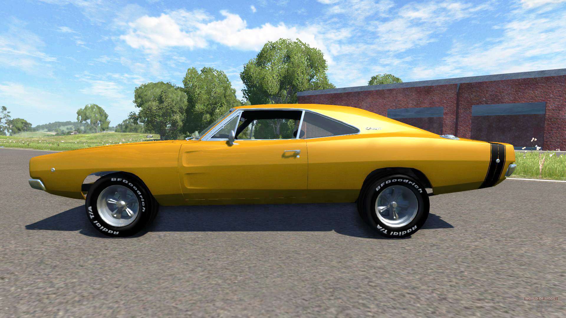 Dodge Charger Rt 1970 For Beamng Drive - Dodge Challenger - HD Wallpaper 