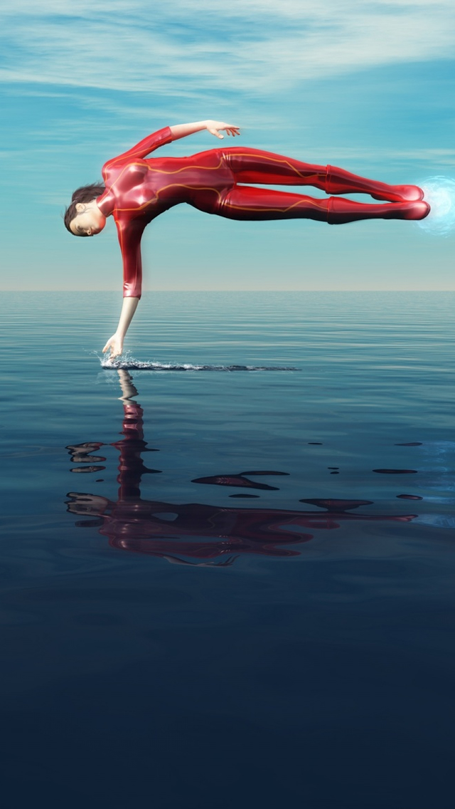 Power Girl Iphone Wallpaper - Iphone Wallpaper Power - HD Wallpaper 