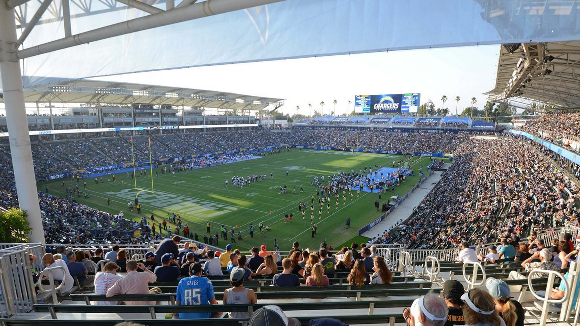 Los Angeles Chargers For Pc Wallpaper With Resolution - Stubhub Center Chargers Stadium - HD Wallpaper 