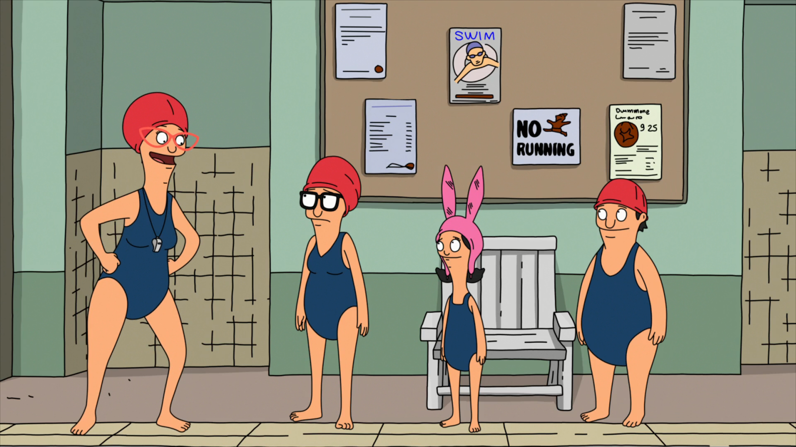 Anime Feet Bob S Burgers Tina Ruth Belcher - Linda Belcher Bathing Suit - HD Wallpaper 