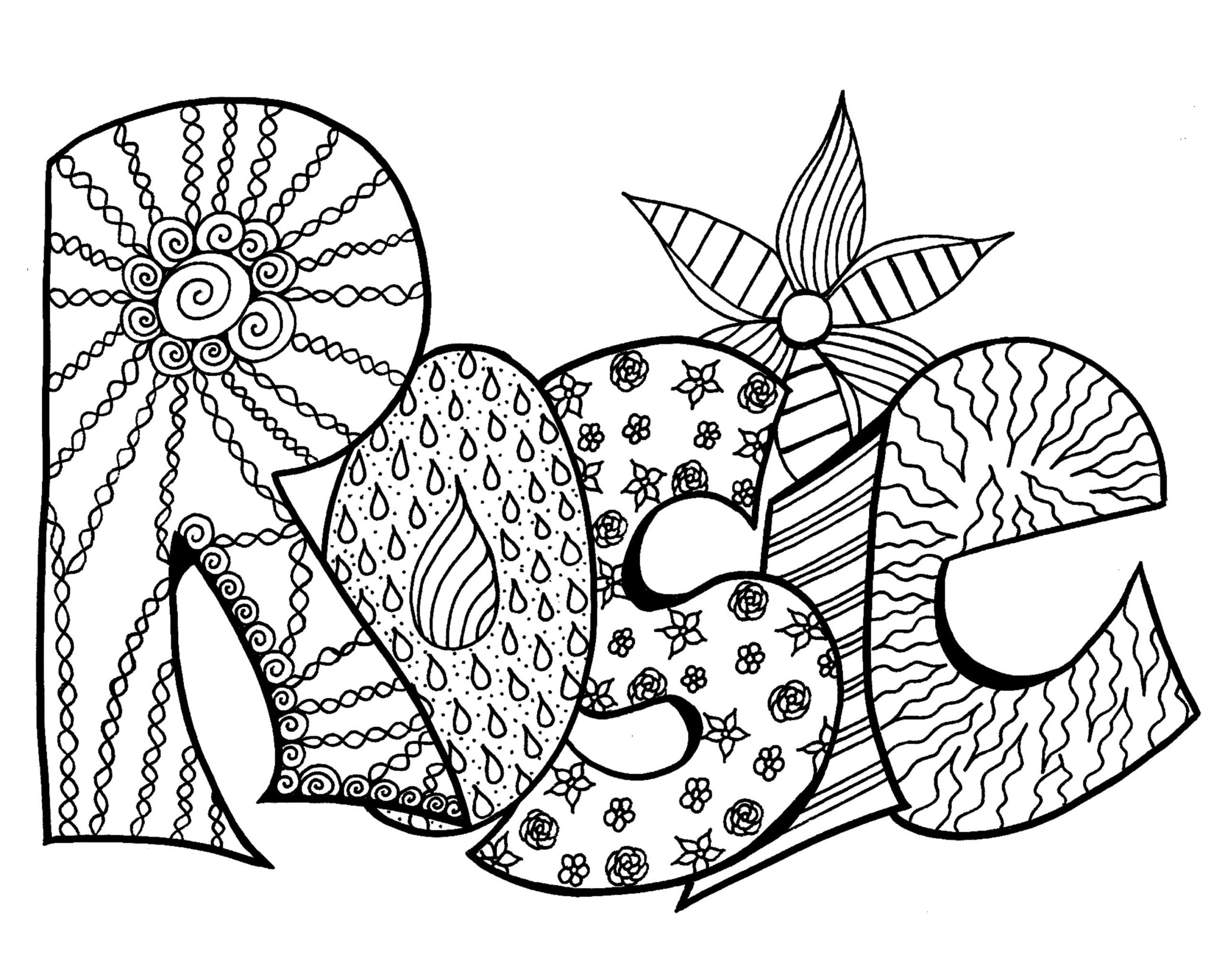 25 Name Coloring Pages For Adults