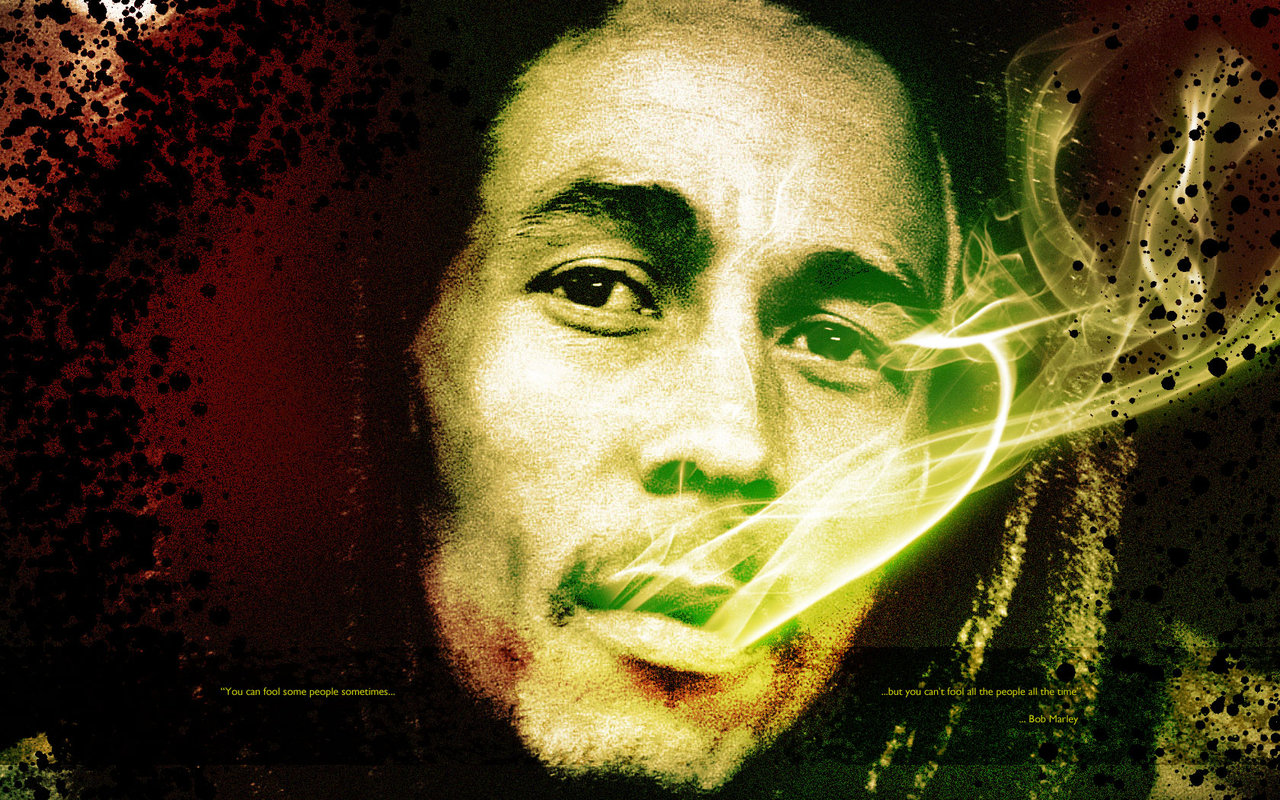 Bob Marley Hd Quality Pictures - Bob Marley Pic Smoking - 1280x800 Wallpaper  