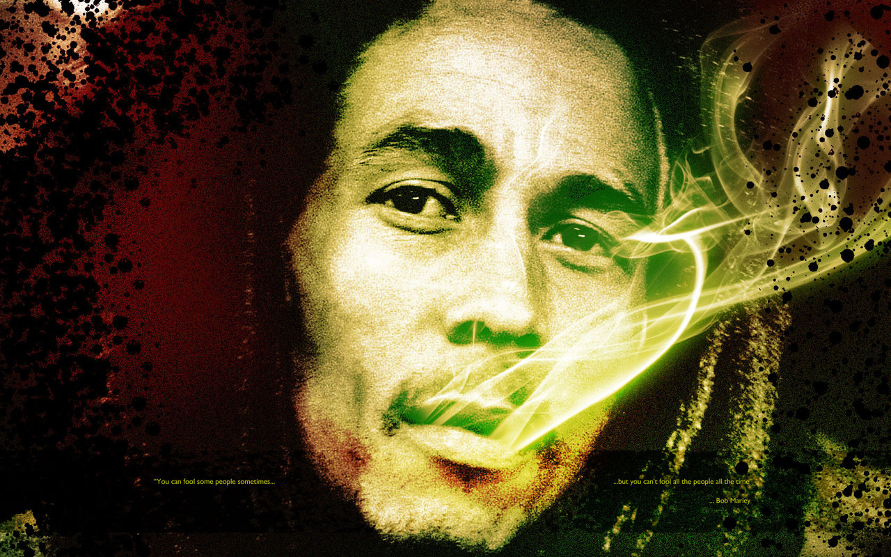 Bob Marley Hd Quality Pictures - Bob Marley Pic Smoking - HD Wallpaper 