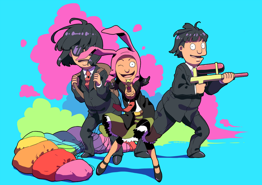 Bobs Burgers Wallpaper - Bob's Burgers Louise Fan Art - HD Wallpaper 