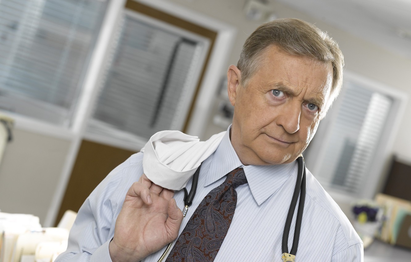 Photo Wallpaper Look, Pose, The Series, Hospital, Scrubs, - Bob Kelso - HD Wallpaper 