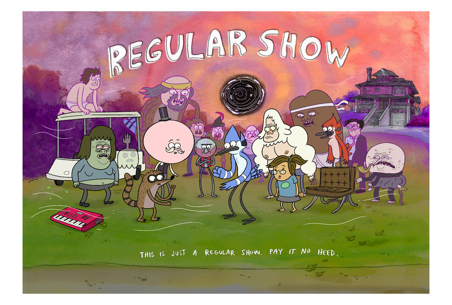 Regular Show Rttt Frtt* This Is Just A Regular Show - Regular Show World - HD Wallpaper 