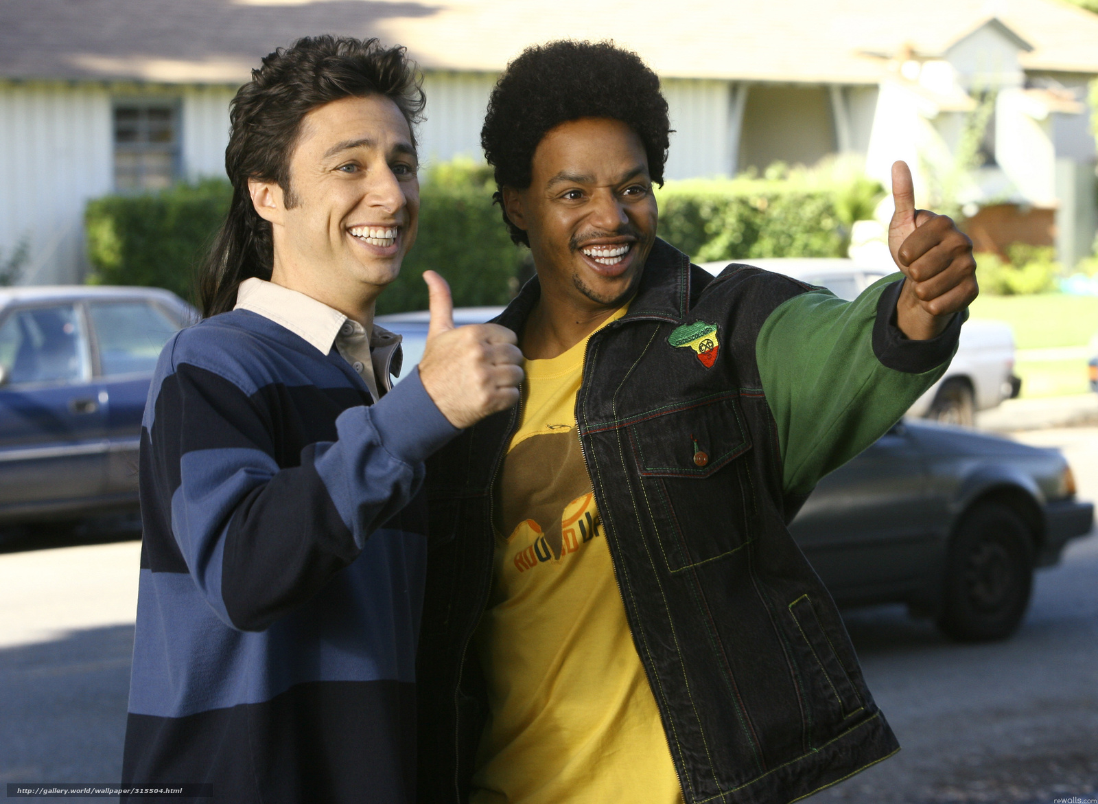 Download Wallpaper Clinic, Scrubs, Friends, Film Free - Scrubs Jd And Turk - HD Wallpaper 