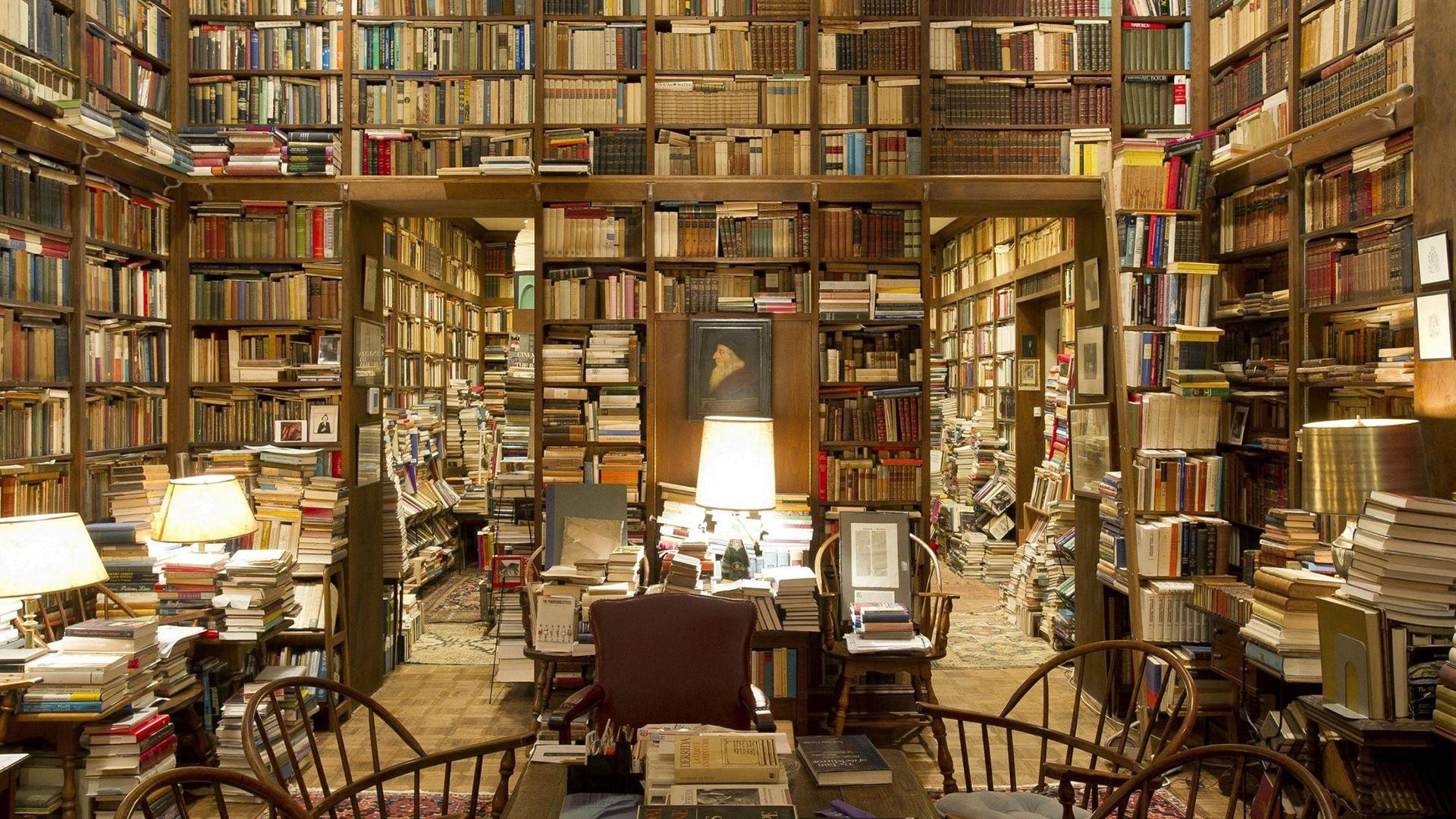College Experience - Home Library - HD Wallpaper 