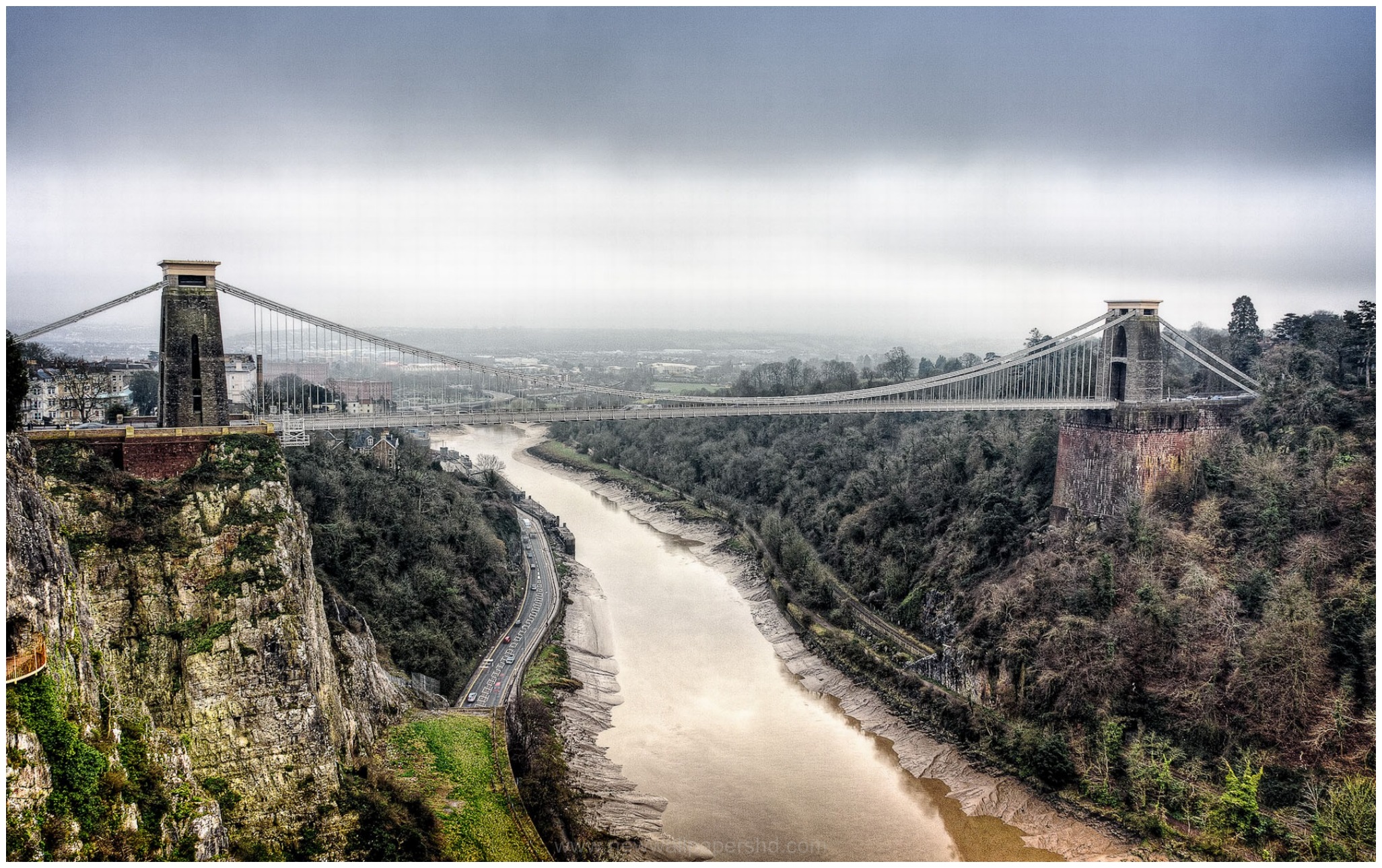 Image For Avon Bridge Bristol United Kingdom - Clifton Suspension Bridge - HD Wallpaper 