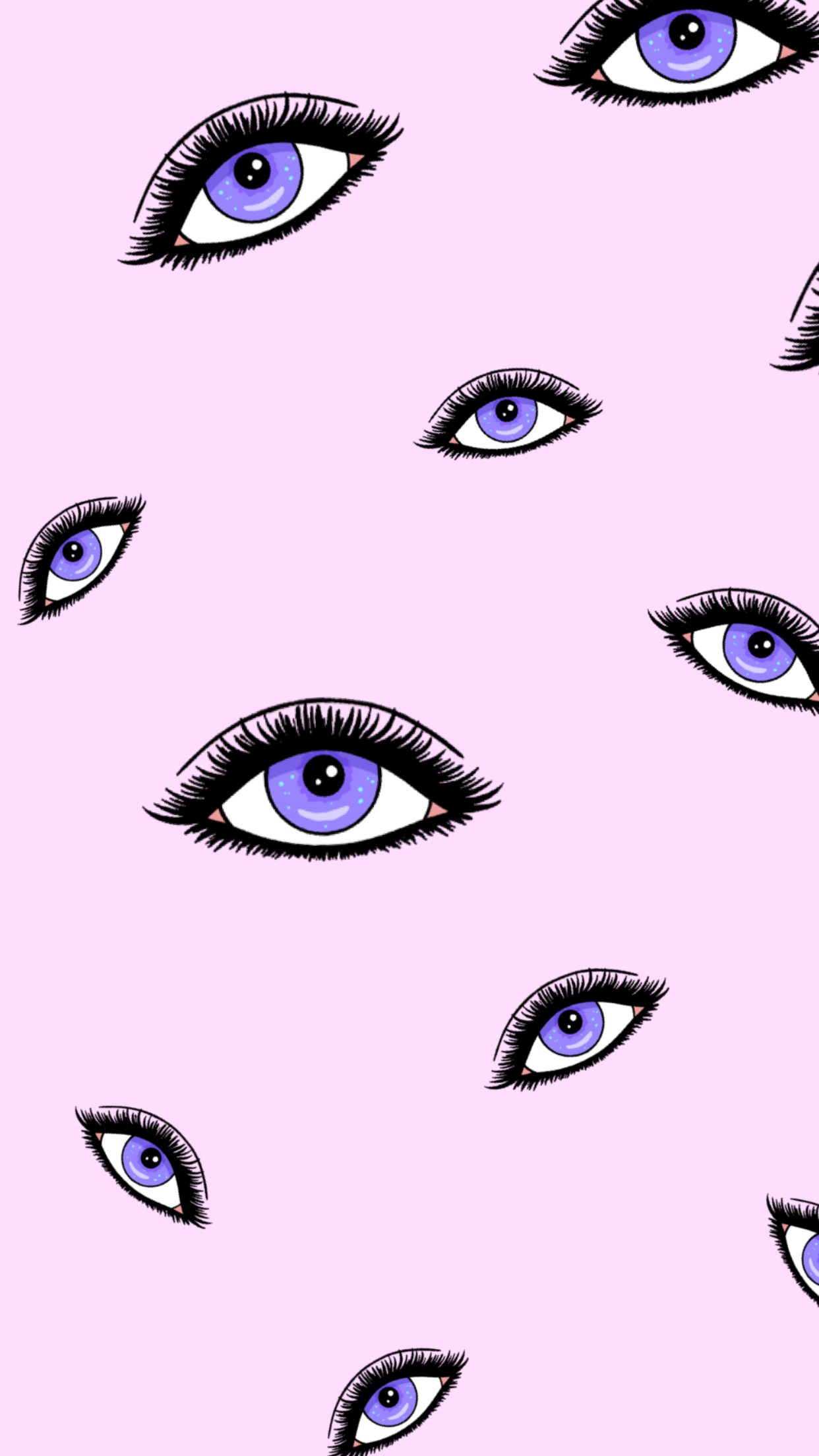 Pink Eye Wallpaper Iphone - HD Wallpaper 