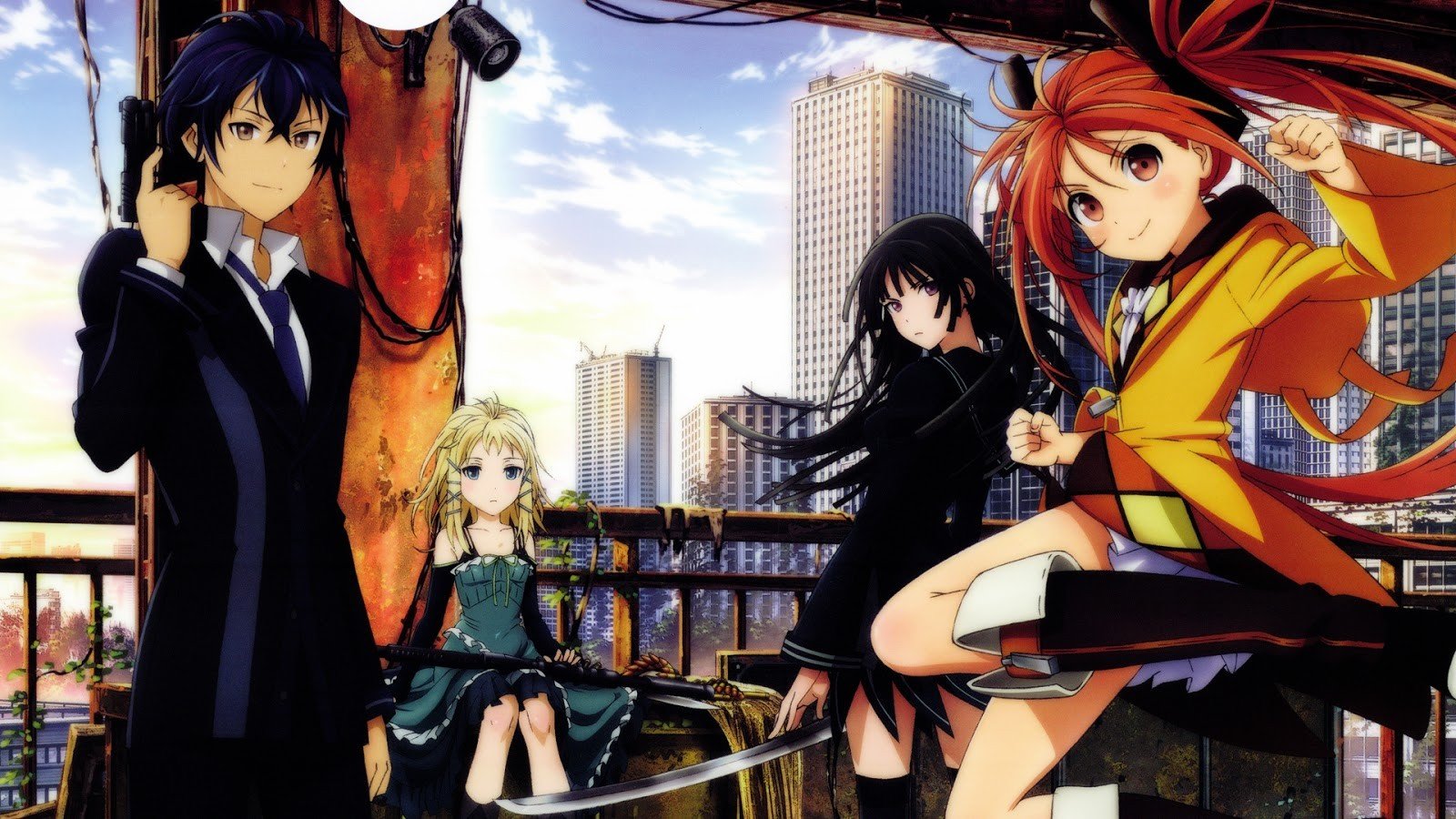 Black Bullet Anime Walls - HD Wallpaper 