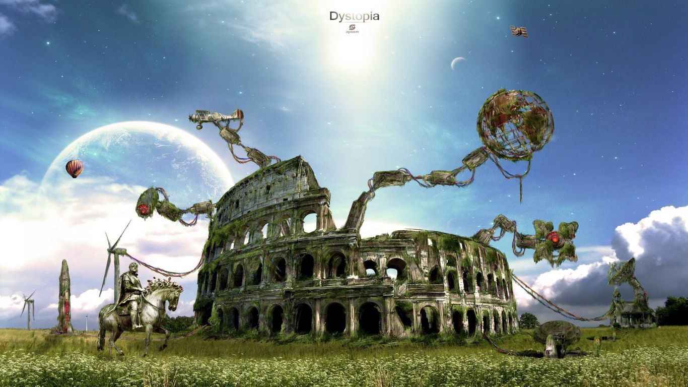 Colosseum Fantasy - HD Wallpaper 
