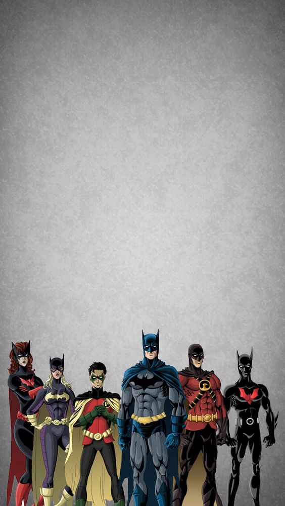 Batman - Bat Family Wallpaper Iphone - HD Wallpaper 