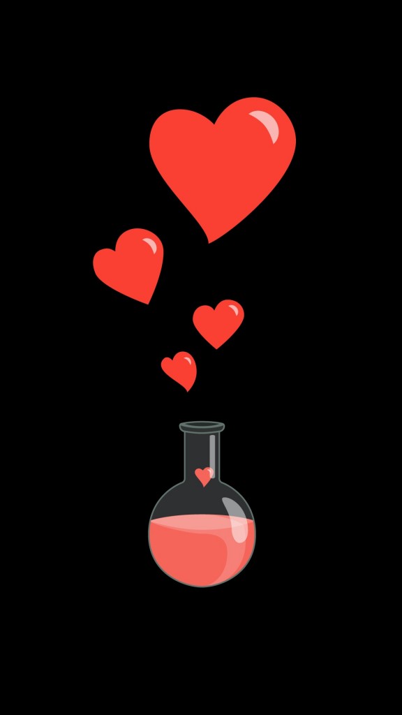 Geek Love Potion Iphone Wallpaper By Boriana Giormova - Slike Za Dan Zaljubljenih - HD Wallpaper 